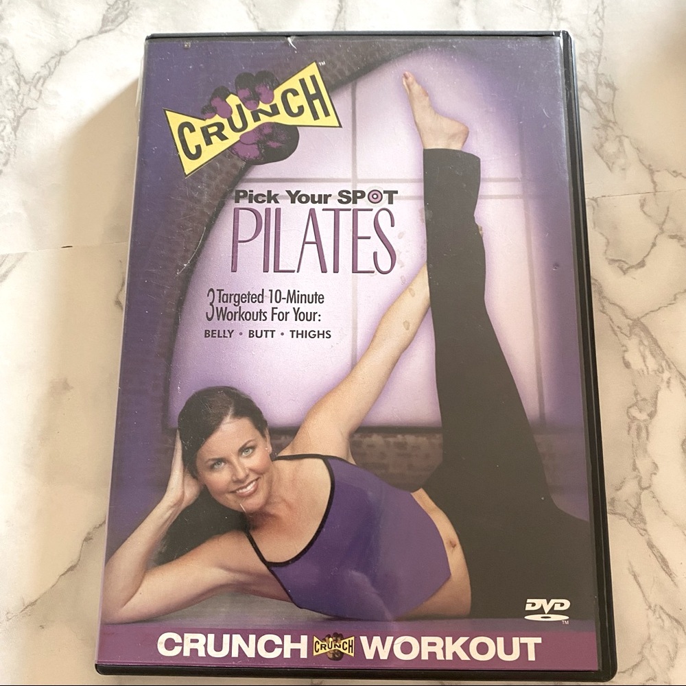 Crunch Pick Your Spot Pilates Belly Butt Thighs Workout DVD